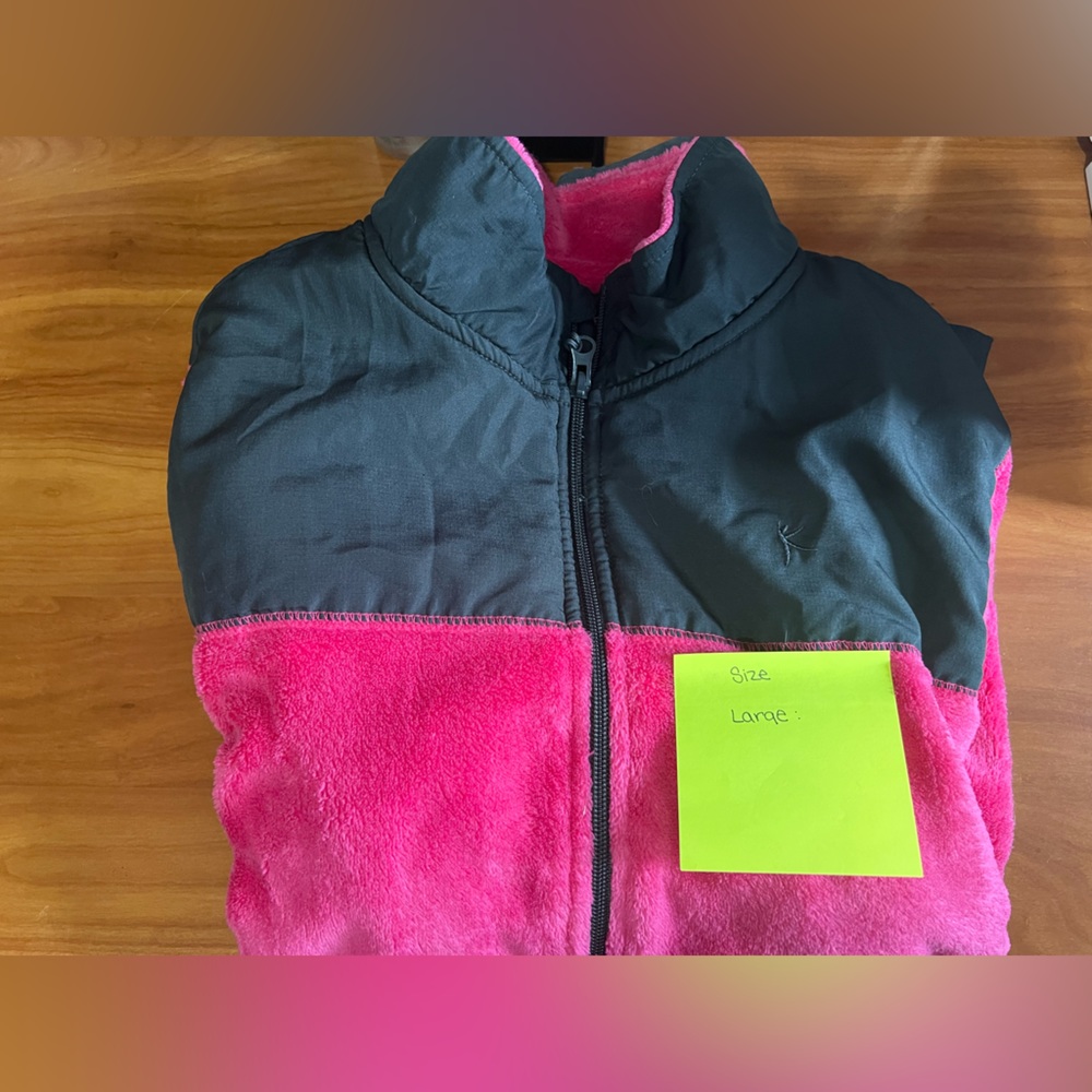 Fuzzy zip size large